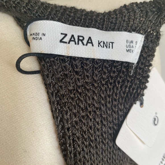 Zara embroidered halter neck dress - Picture 10 of 10